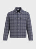 Men's Black Regular Fit Graphic Printed Retro Wear Jacket