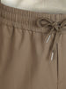 Men's Brown Loose Fit Solid Utility Cargo