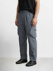 Men's Grey Loose Fit Solid Utility Cargo