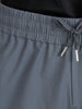 Men's Grey Loose Fit Solid Utility Cargo
