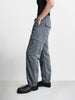 Men's Grey Relaxed Fit Solid Utility Joggers Joggers