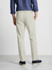 Men's Beige Relaxed Fit Solid Casual Trousers