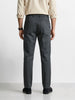 Men's Grey Relaxed Fit Solid Casual Trousers
