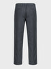 Men's Grey Relaxed Fit Solid Casual Trousers