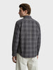 Men's Brown Slim Fit Checkered Casual Shirt
