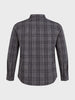 Men's Brown Slim Fit Checkered Casual Shirt
