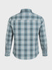 Men's Green Slim Fit Checkered Casual Shirt