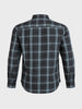 Men's Green Slim Fit Checkered Casual Shirt