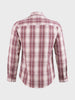 Men's Purple Slim Fit Checked Casual Shirt
