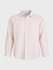 Men's Pink Super Relaxed Fit Vertical Stripes Casual Shirt