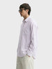 Men's Purple Super Relaxed Fit Vertical Stripes Casual Shirt