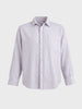 Men's Purple Super Relaxed Fit Vertical Stripes Casual Shirt