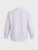 Men's Purple Super Relaxed Fit Vertical Stripes Casual Shirt