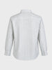 Men's Grey Super Relaxed Fit Vertical Stripes Casual Shirt