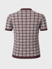 Men's Brown Slim Fit Textured Casual Shirt