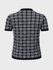Men's Black Slim Fit Textured Casual Shirt