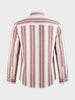 Men's Purple Slim Fit Vertical Stripes Casual Shirt
