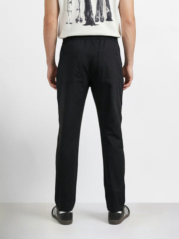 Men's Black Slim Fit Solid Utility Cargo