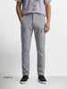 Men's Grey Slim Fit Solid Utility Cargo