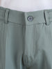 Men's Green Slim Fit Solid Utility Cargo