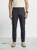 Men's Grey Slim Fit Solid Utility Cargo