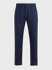 Men's Blue Slim Fit Solid Utility Cargo