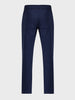 Men's Blue Slim Fit Solid Utility Cargo
