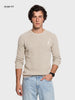 Men's Beige Slim Fit Casual T-Shirt