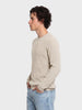 Men's Beige Slim Fit Casual T-Shirt