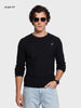 Men's Black Slim Fit Casual T-Shirt