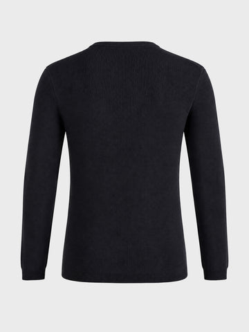 Men's Black Slim Fit Casual T-Shirt