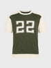 Men's Green Oversized Fit Graphic Printed Casual T-Shirt