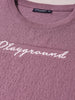 Men's Purple Slim Fit Solid Casual T-Shirt