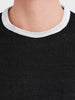 Men's Black Slim Fit Solid Casual T-Shirt
