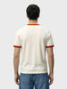 Men's Cream Slim Fit Solid Casual T-Shirt