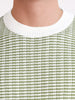 Men's Green Slim Fit Solid Casual T-Shirt