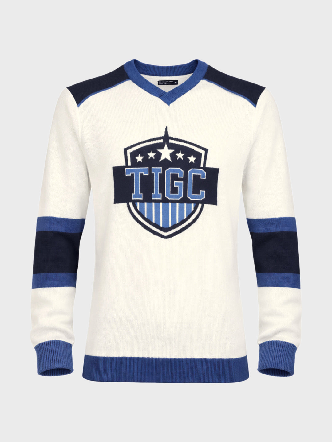 Men's Blue Slim Fit Graphic Printed Casual T-Shirt