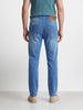 Men's Blue Straight Fit Solid Casual Jeans
