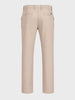 Men's Beige Slim Fit Solid Casual Chinos