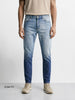 Men's Grey Relaxed Fit Solid Casual Jeans