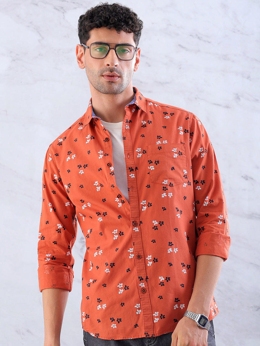 Men's Floral Shirt