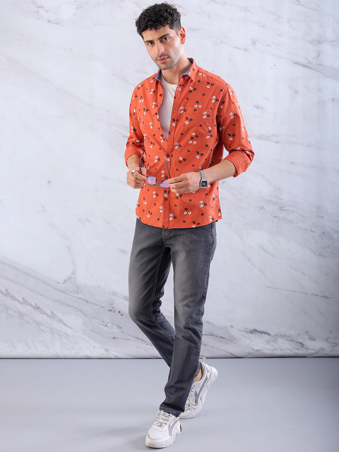 Men's Floral Shirt