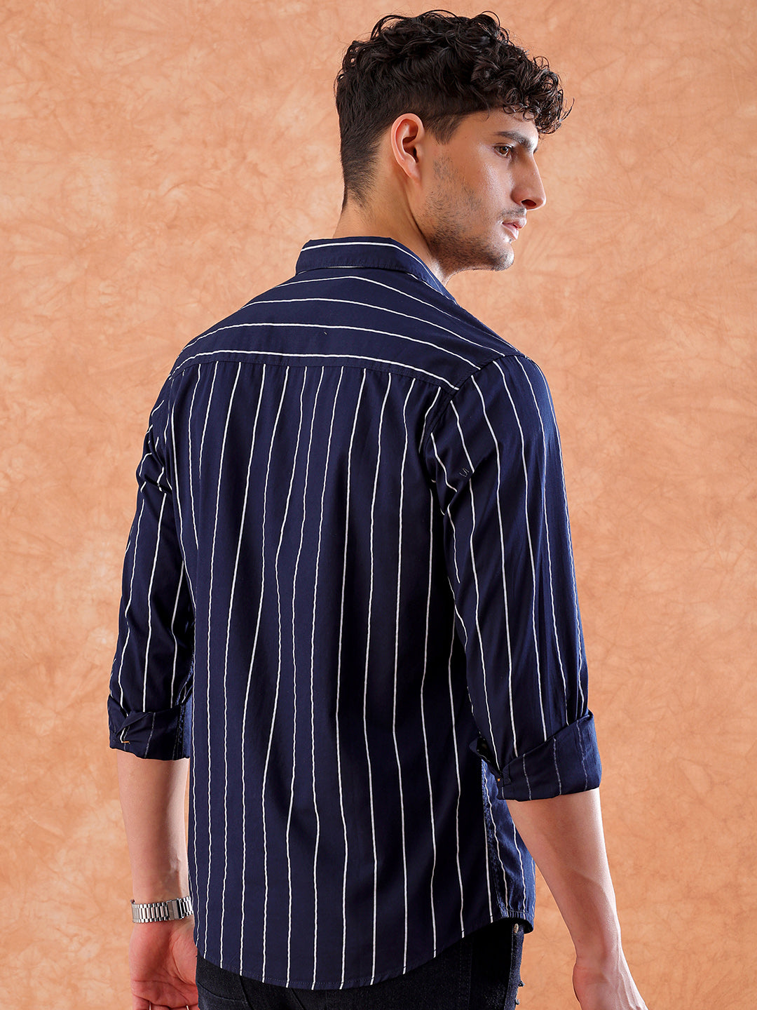 Men's Casual Striped Shirt