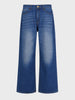 Men's Blue  Bootcut Fit Solid Casual Jeans
