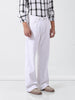 Men's White Bootcut Fit Retro Jeans