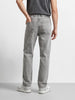 Men's Light Grey Regular Fit Solid Casual Jeans
