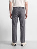 Men's Grey Straight Fit Solid Casual Jeans