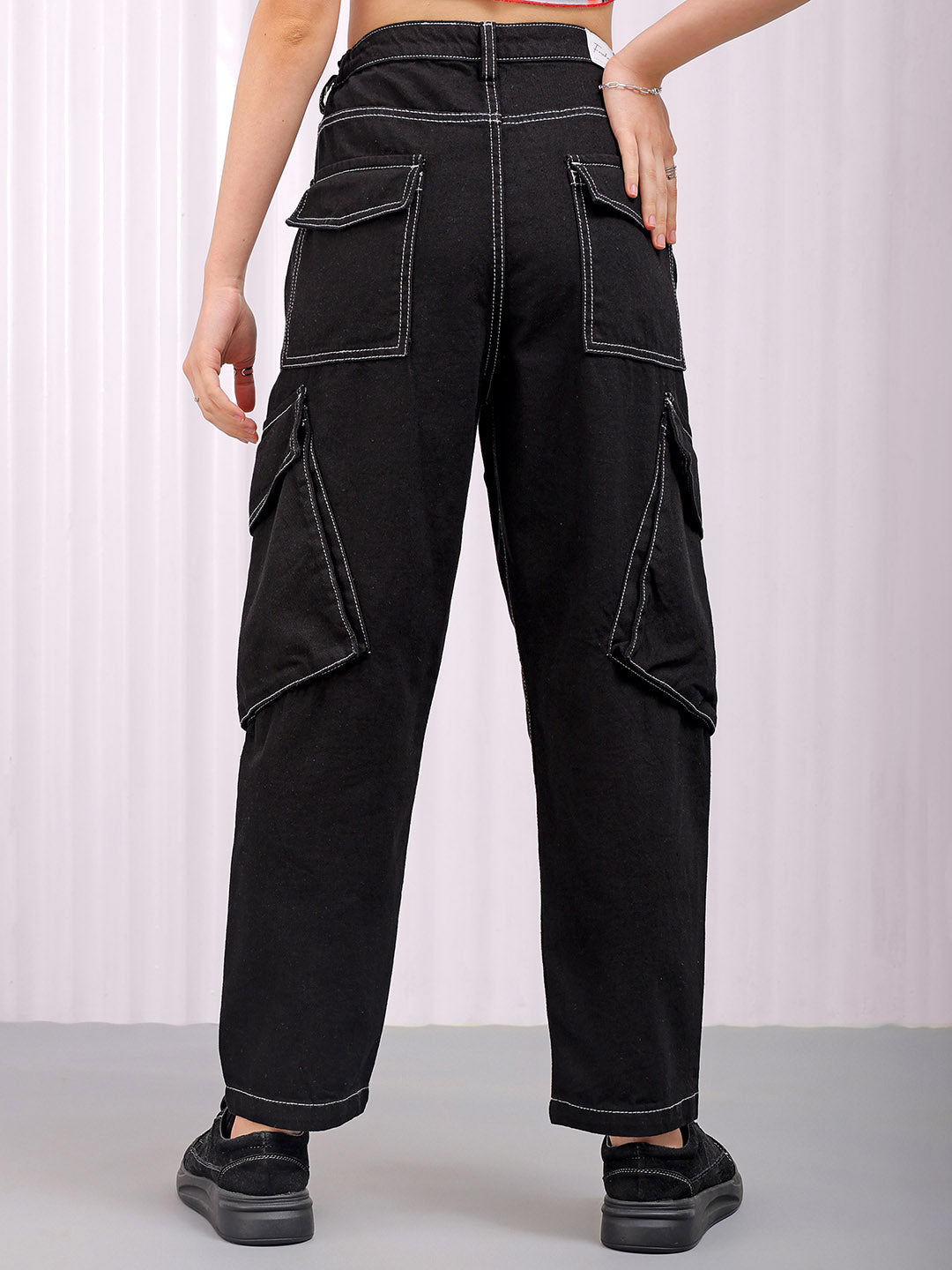 Shop Women's Solid Anti Fit High Rise Jeans Online.