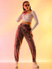 Shop Women's Purple Solid Anti Fit Utility Jeans Online.