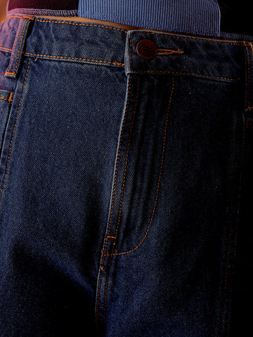 Shop Women's Blue Solid Anti Fit Utility Jeans Online.